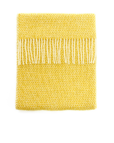 Baby Pram Blanket Beehive Yellow