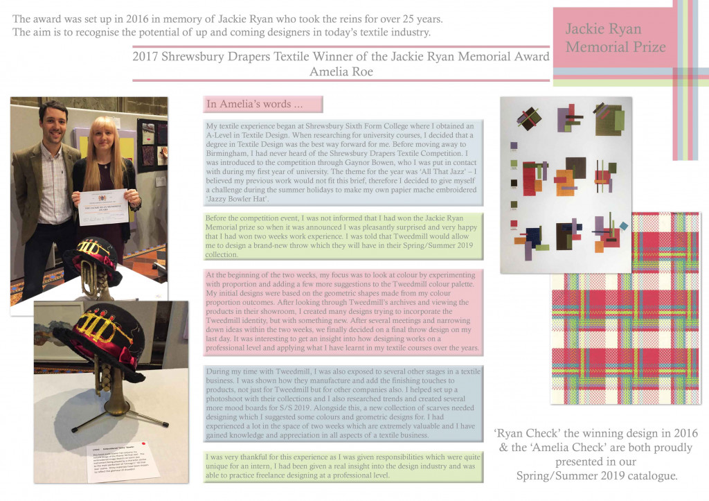 Jack Ryan Memorial Prize Winner 2017 | Amelia Roe